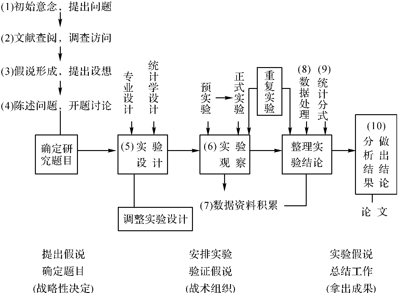 二、科研工作的基本程序